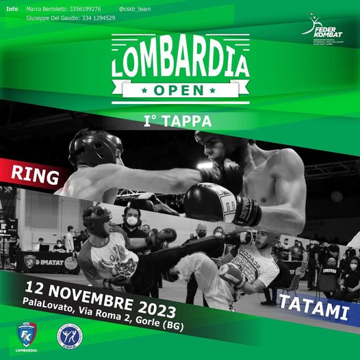 Kick Boxing – Lombardia Open – Risultati